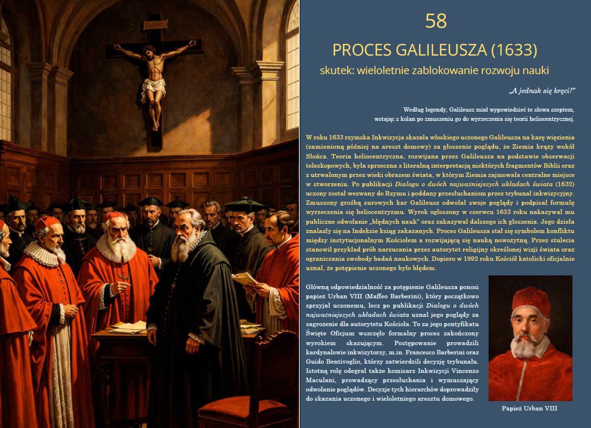 Zbrodnia 58 - Proces Galileusza