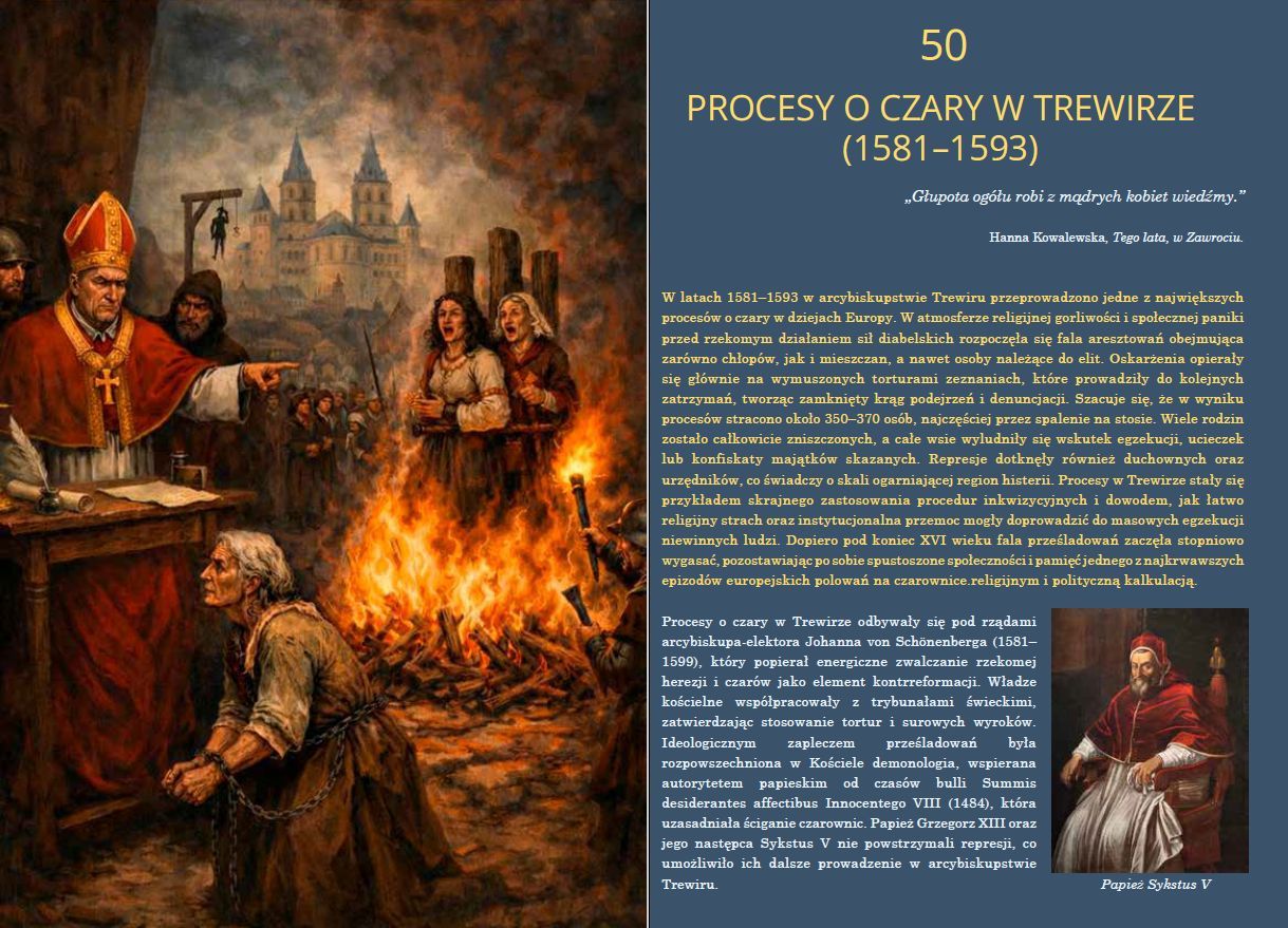 Zbrodnia 50 - Procesy o czary w Trewirze